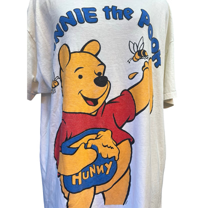 Vintage 80’s Single Stitch Oversized Distressed Winnie The Pooh Sleep Shirt XL/XXL
