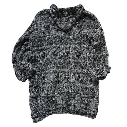 Knitz by For Love & Lemons Oversized Chunky Knit Hooded Cardigan XL