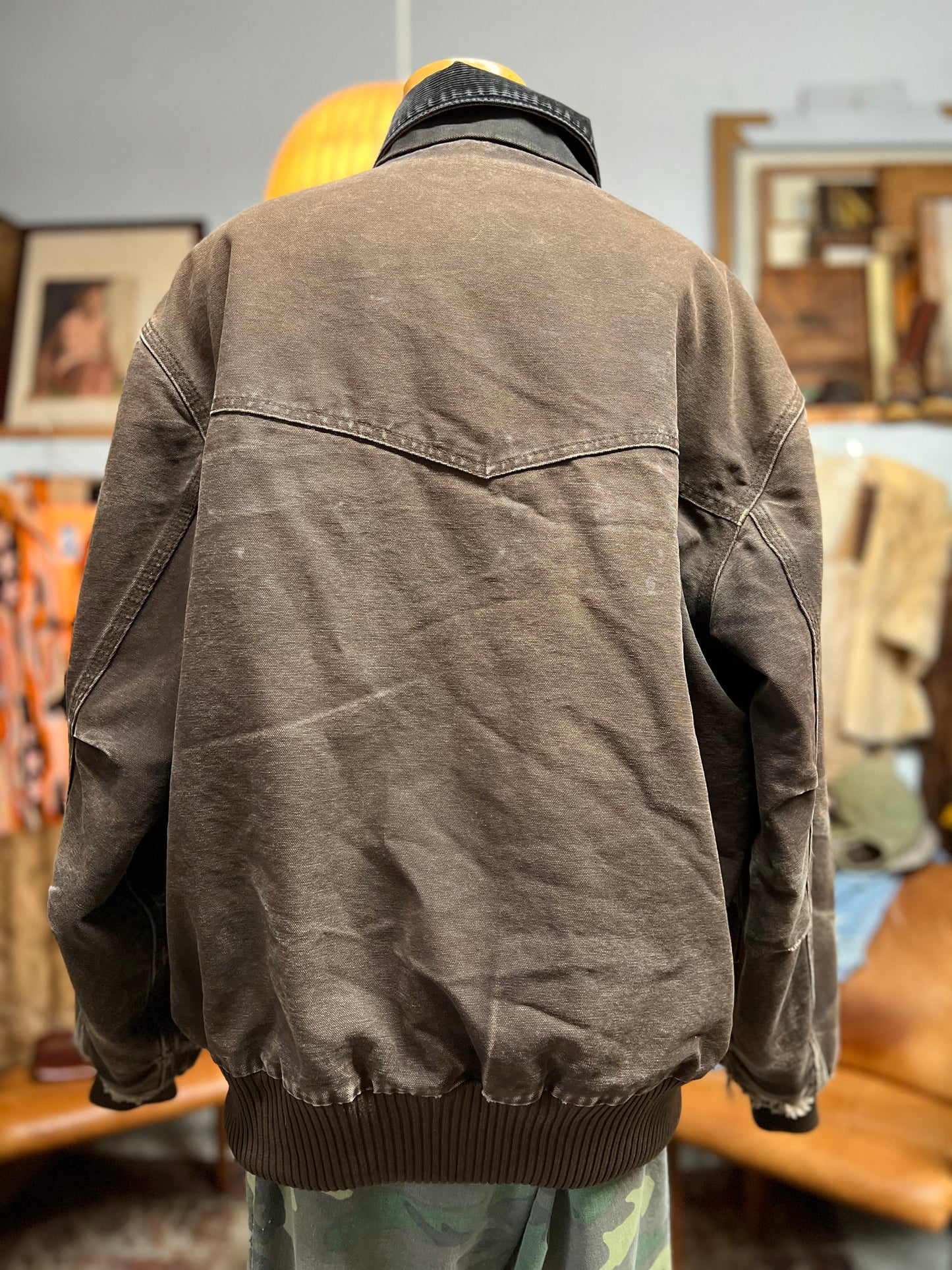 Vintage Heavily Distressed Carhartt Santa Fe Jacket XL