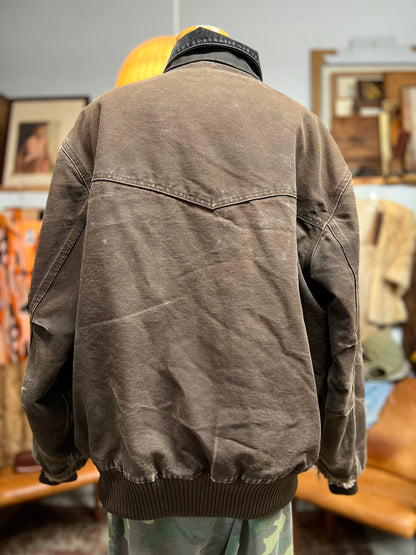 Vintage Heavily Distressed Carhartt Santa Fe Jacket XL