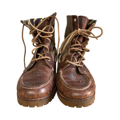 Vintage Leather & Canvas Sperry Top Sider Boots Women’s 8.5