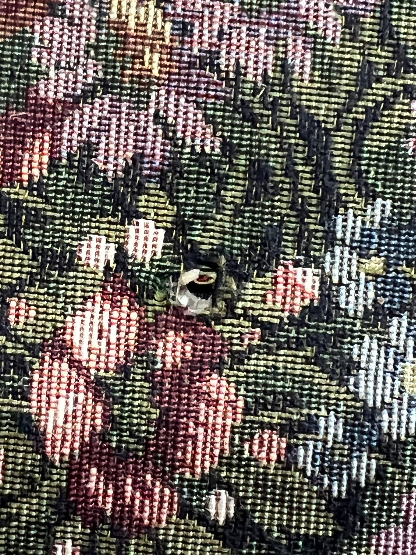 Vintage 1980’s Firenze Needlepoint Weekender Duffle Made In Italy