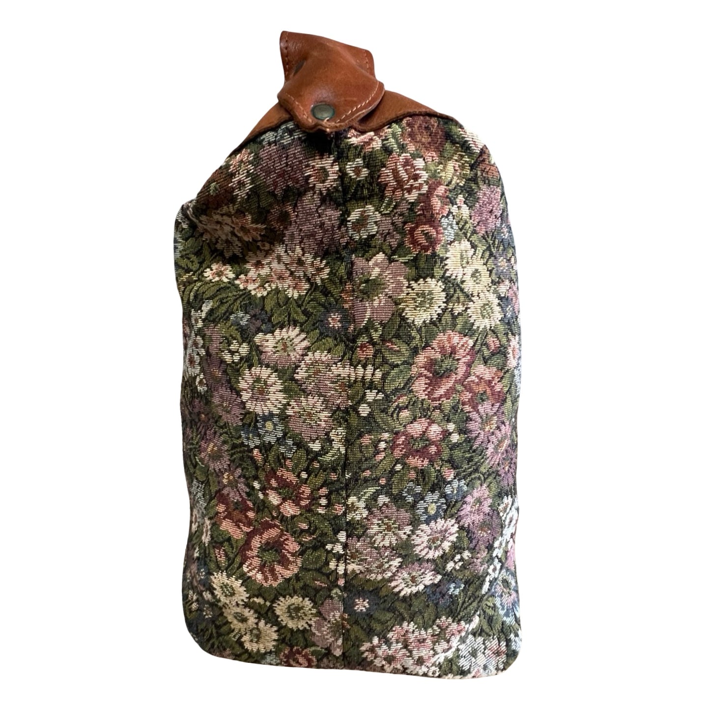 Vintage 1980’s Firenze Needlepoint Weekender Duffle Made In Italy