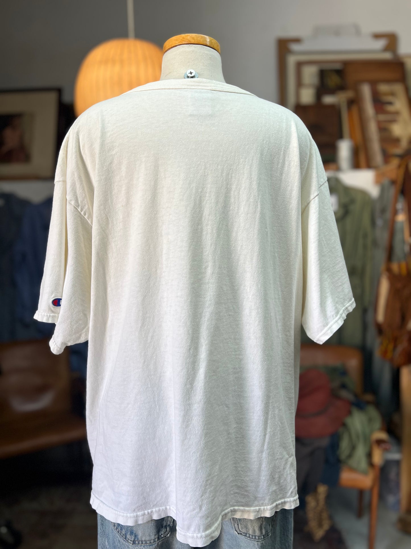 Vintage 90’s Oversized Distressed Champion Logo Tee XXL