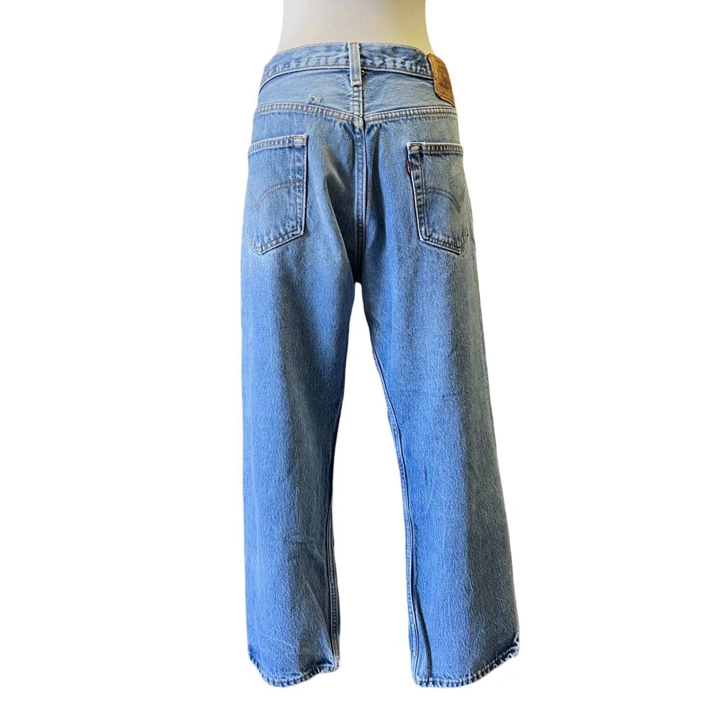 Vintage Levi’s 501 Distressed Well Worn & Faded Denim 501’s 35 x 26.5