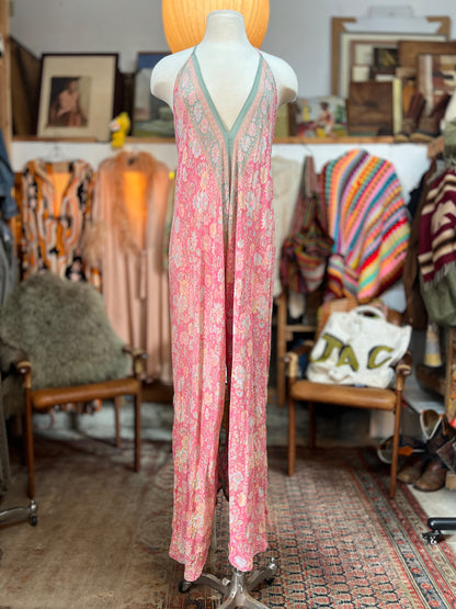 SunChild One Of A Kind Silk Jumpsuit O/S Never Worn