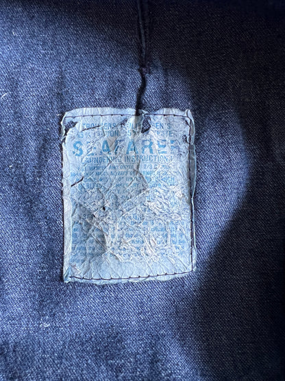 Vintage 1970’s Seafarer Navy Sailor Jeans Cropped 12” Kick Flare Talon Zipper Made In USA 36