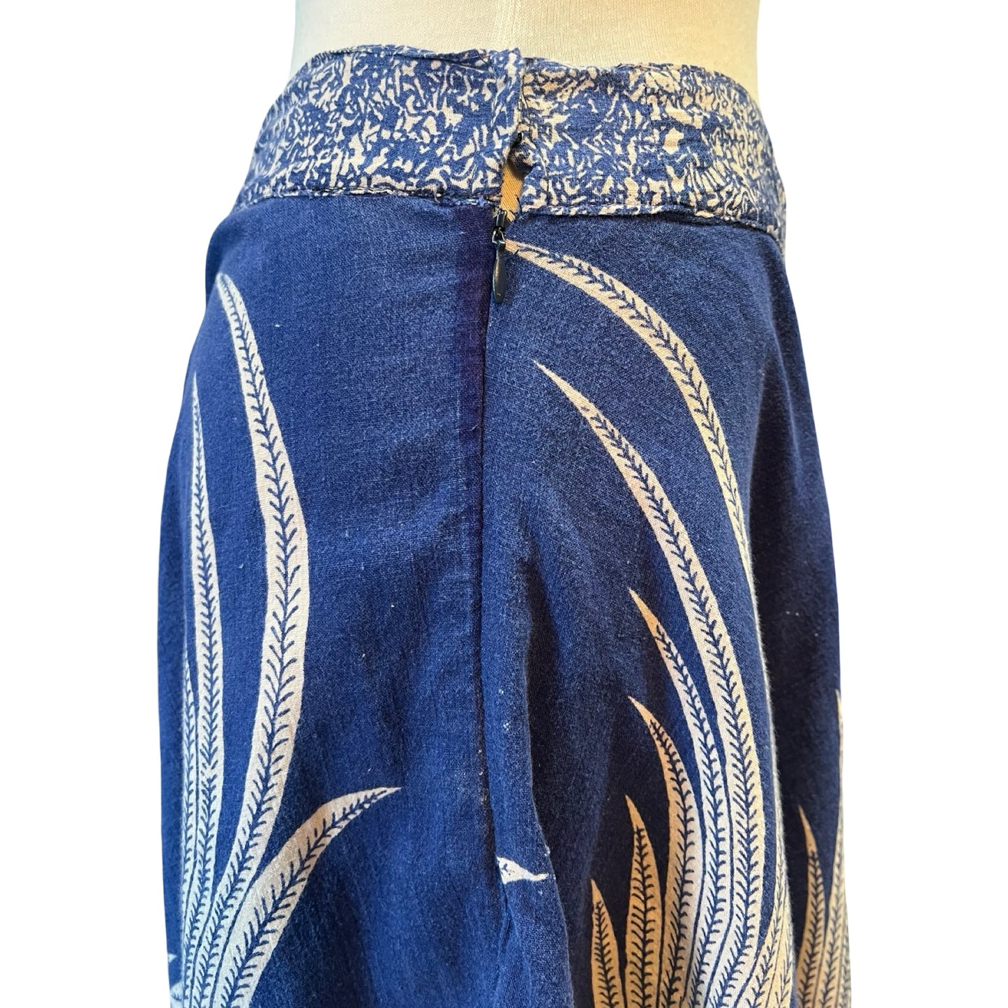 Vintage 70’s Bird Of Paradise Skirt L/XL