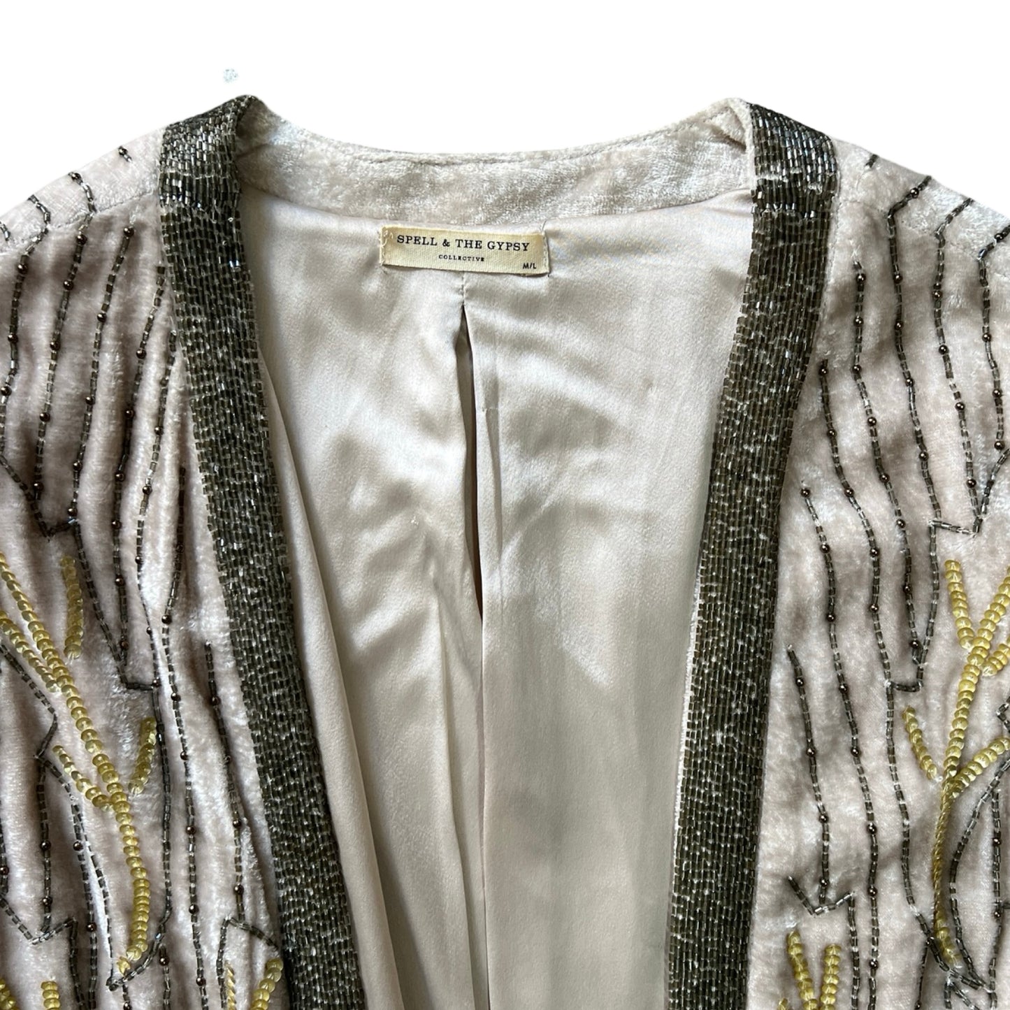 Rare Spell & The Gypsy Collectvie Elsa Velvet Sequin Jacket M/L