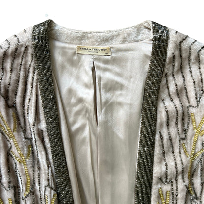 Rare Spell & The Gypsy Collectvie Elsa Velvet Sequin Jacket M/L