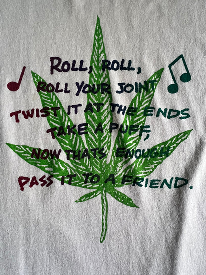 RARE Vintage 80’s Single Stitch Weed Memorabilia Tee XL