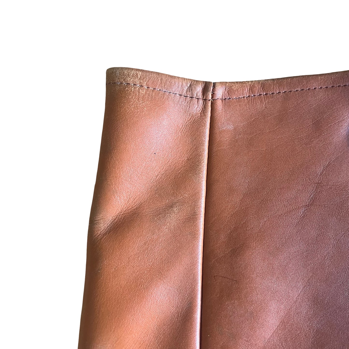 RARE Vintage LL Bean 1980’s Distressed Leather Tote XL