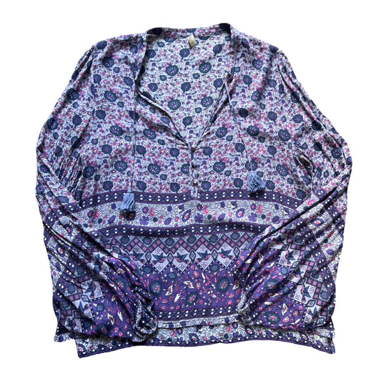 Spell Original First Run Kombi Blouse Lavender L