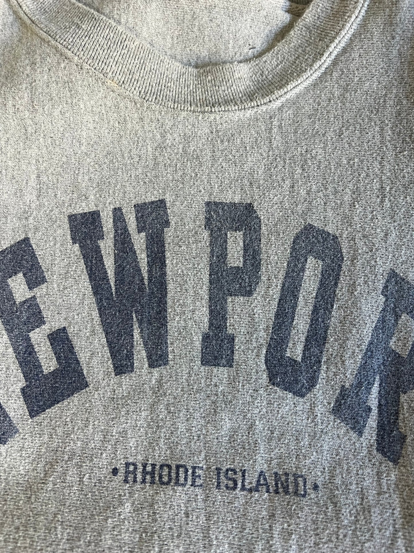Vintage Distressed Newport, RI Oversized Gusseted Sweatshirt XL/XXL