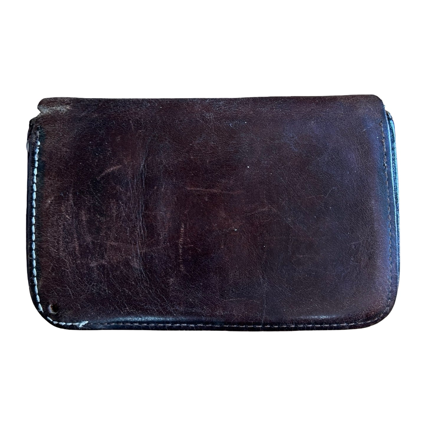 Rare Vintage 1970’s Hand Tooled Leather Tobacco Pouch Worn to Perfection