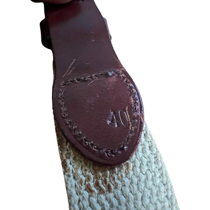 Vintage 1980’s Leather Man Limited Lobster Ribbon Belt 40