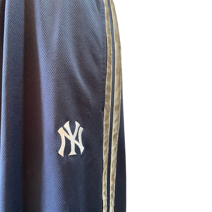 Super Rare Vintage 80’s/90’s New York Yankees MLB True Fan Track Pants Metallic Stripe XXL