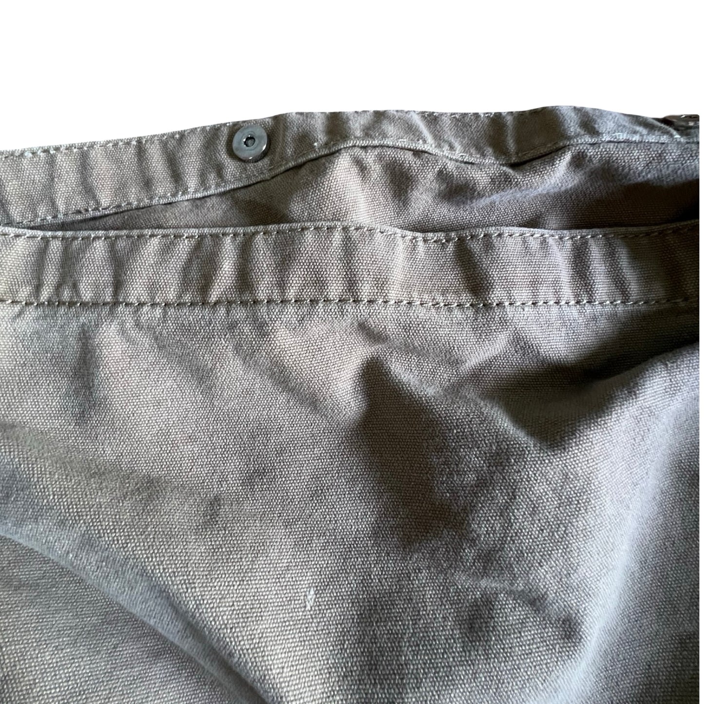 Rare Vintage 90’s Lands End Canvas Newspaper Bag XL