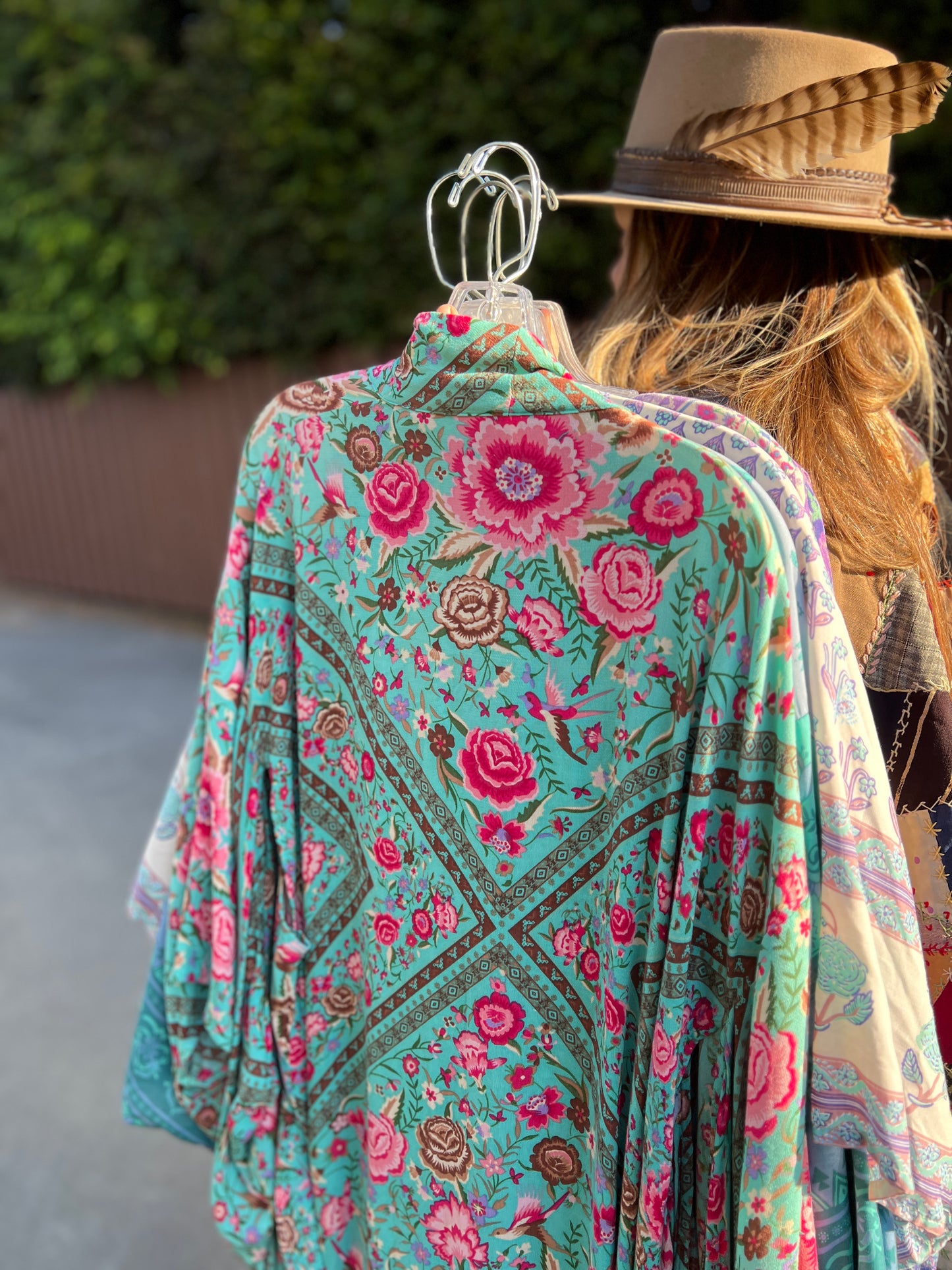Spell Original Babushka Maxi Robe Kimono O/S