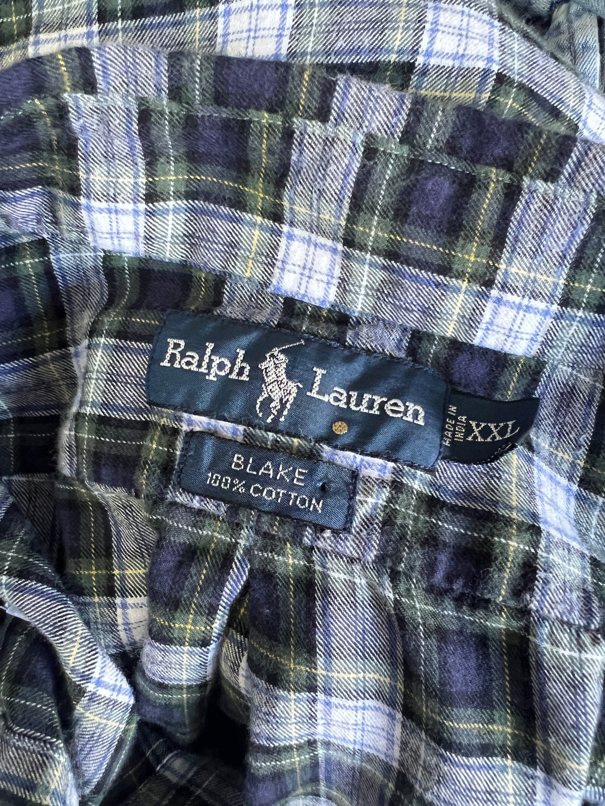 Vintage 90’s Polo Ralph Lauren Blaine Fit Oversized Flannel XXL