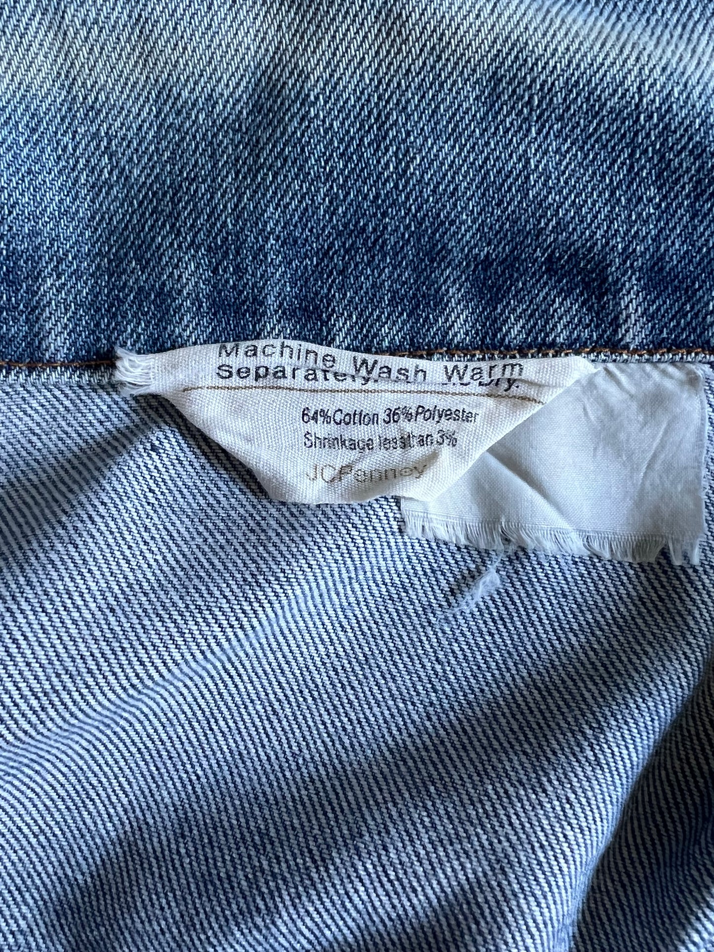 Vintage 70’s JC Penney Denim Snap Front Workwear Jacket