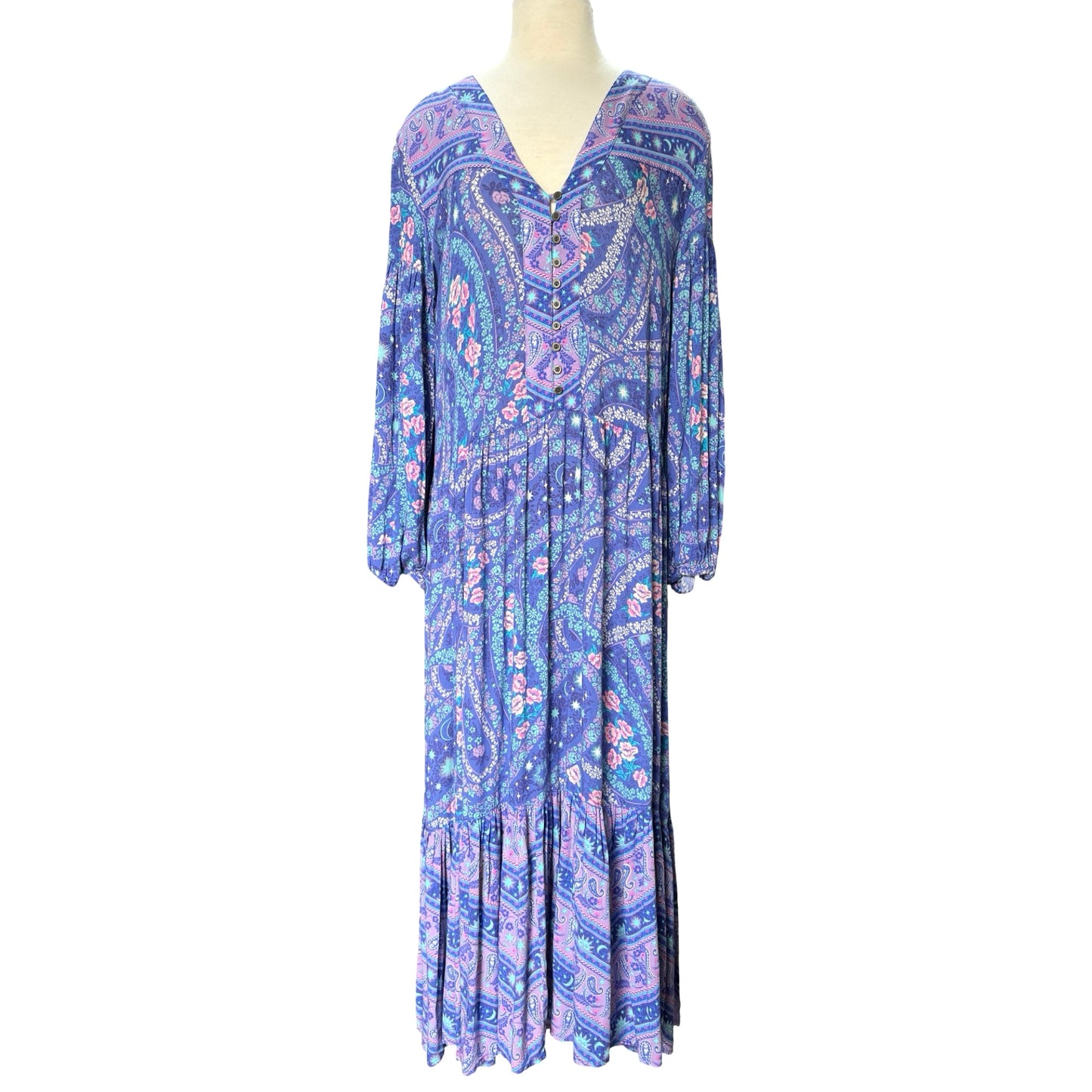 Spell City Lights Gown Indigo L