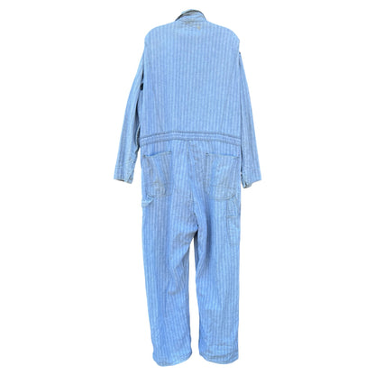 Vintage Late 70’s Early 80’s Wrangler Herringbone Twill Denim Oversized Jumpsuit