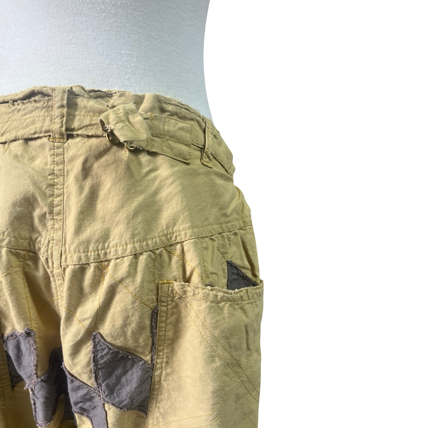 Magnolia Pearl Quiltwork Miner Pants in Marigold O/S
