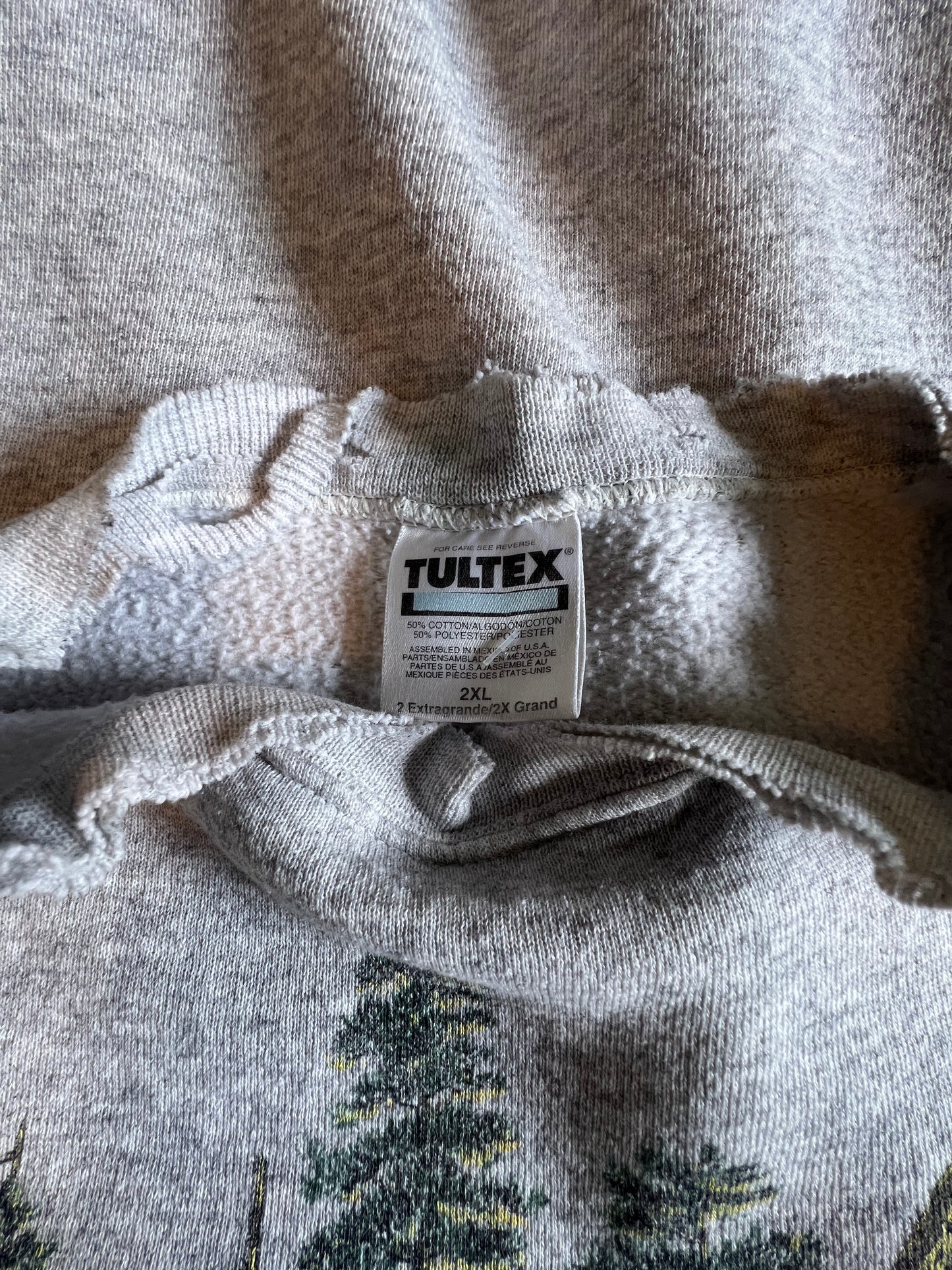 Vintage 80’s Oversized Distressed Eagle Sweatshirt 2XL