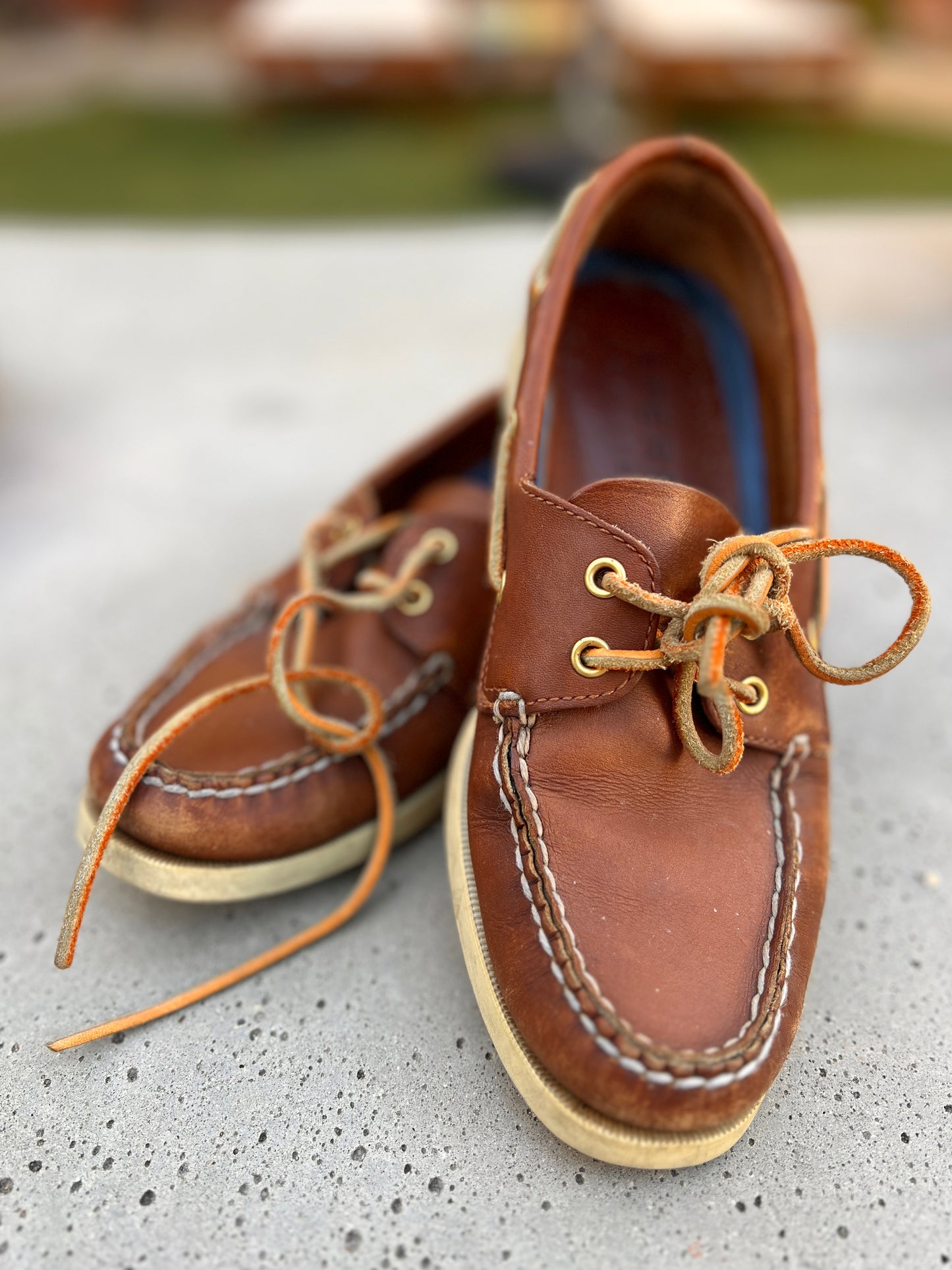 Vintage Sperry Top Sider Cognac Women’s 7.5