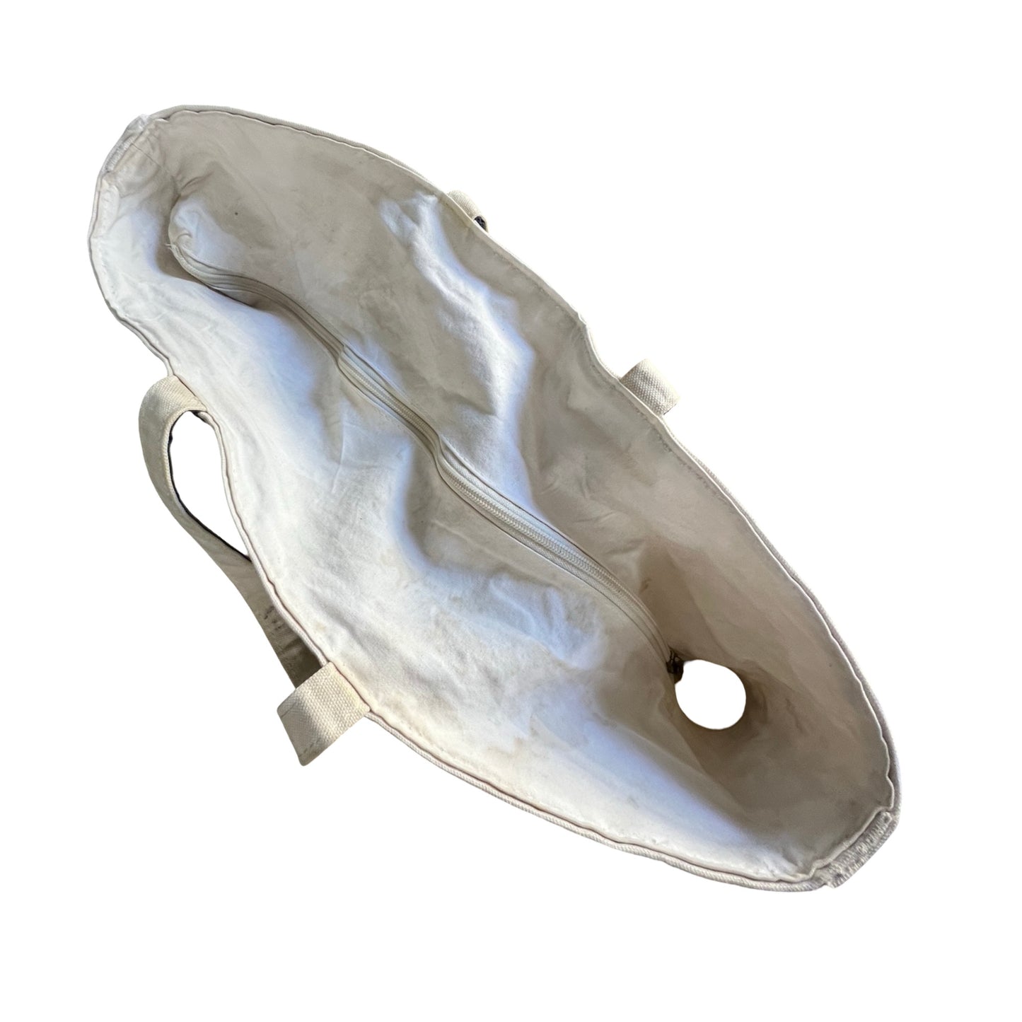 Vintage 1980’s LL Bean Distressed Zip Top Boat & Tote XL