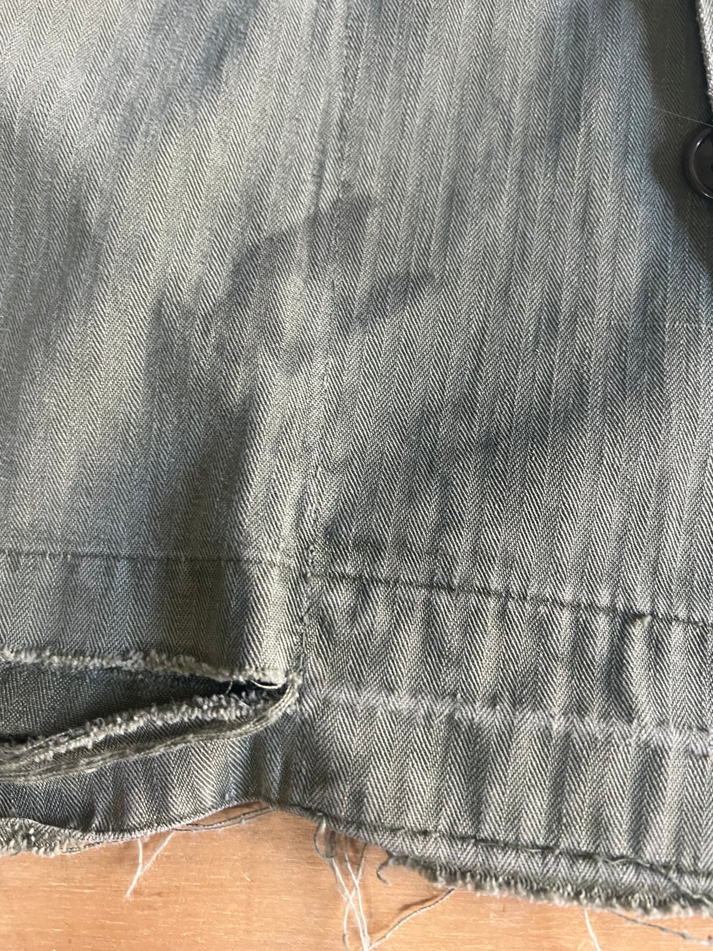 Rare Vintage 1950’s M50 OG-107 WWII Distressed Military Field Jacket 36