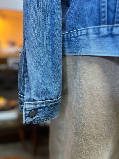 Vintage 70’s JC Penney Denim Snap Front Workwear Jacket