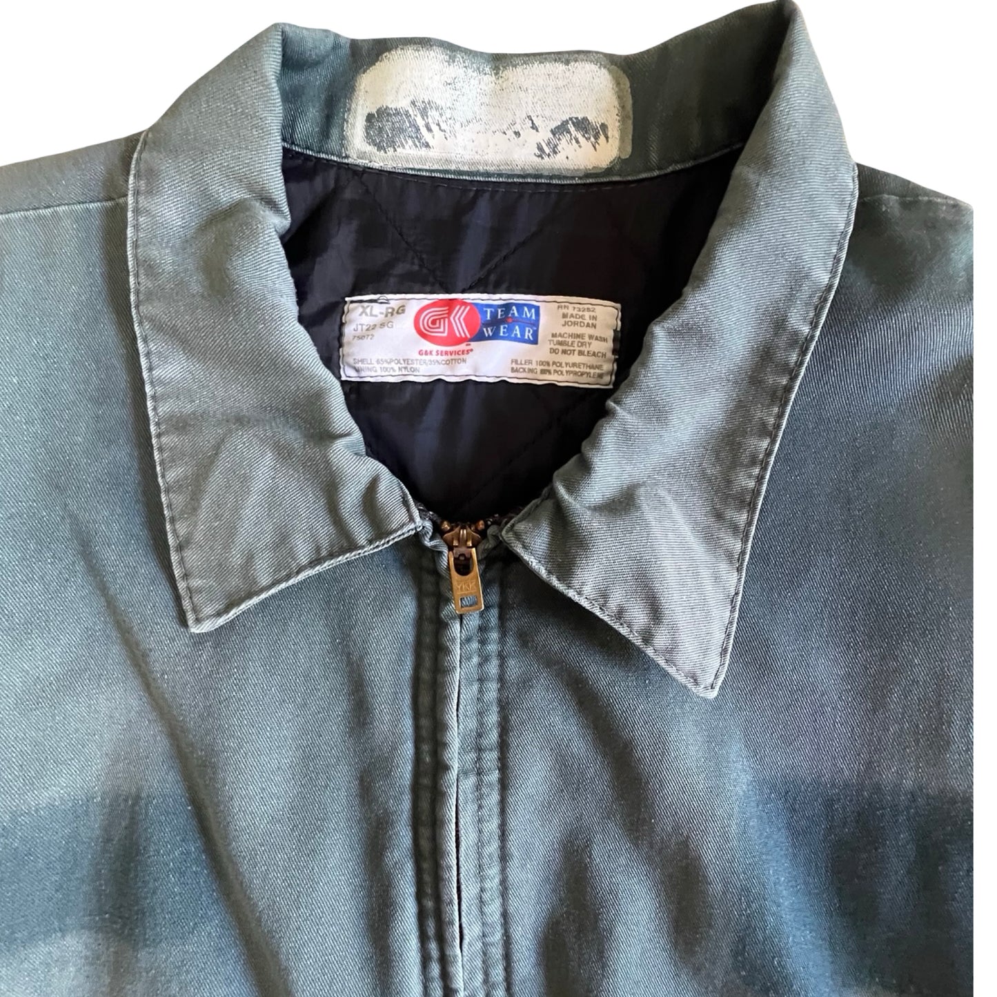 Vintage 80’s Faded Green Workwear Jacket XL
