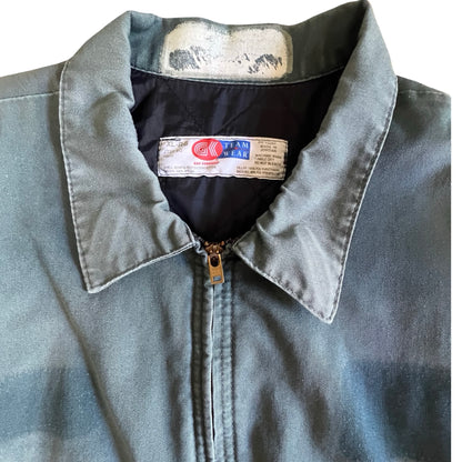 Vintage 80’s Faded Green Workwear Jacket XL