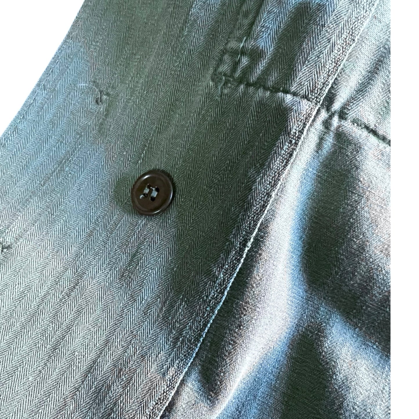 Rare Vintage 1950’s M50 OG-107 WWII Distressed Military Field Jacket 36