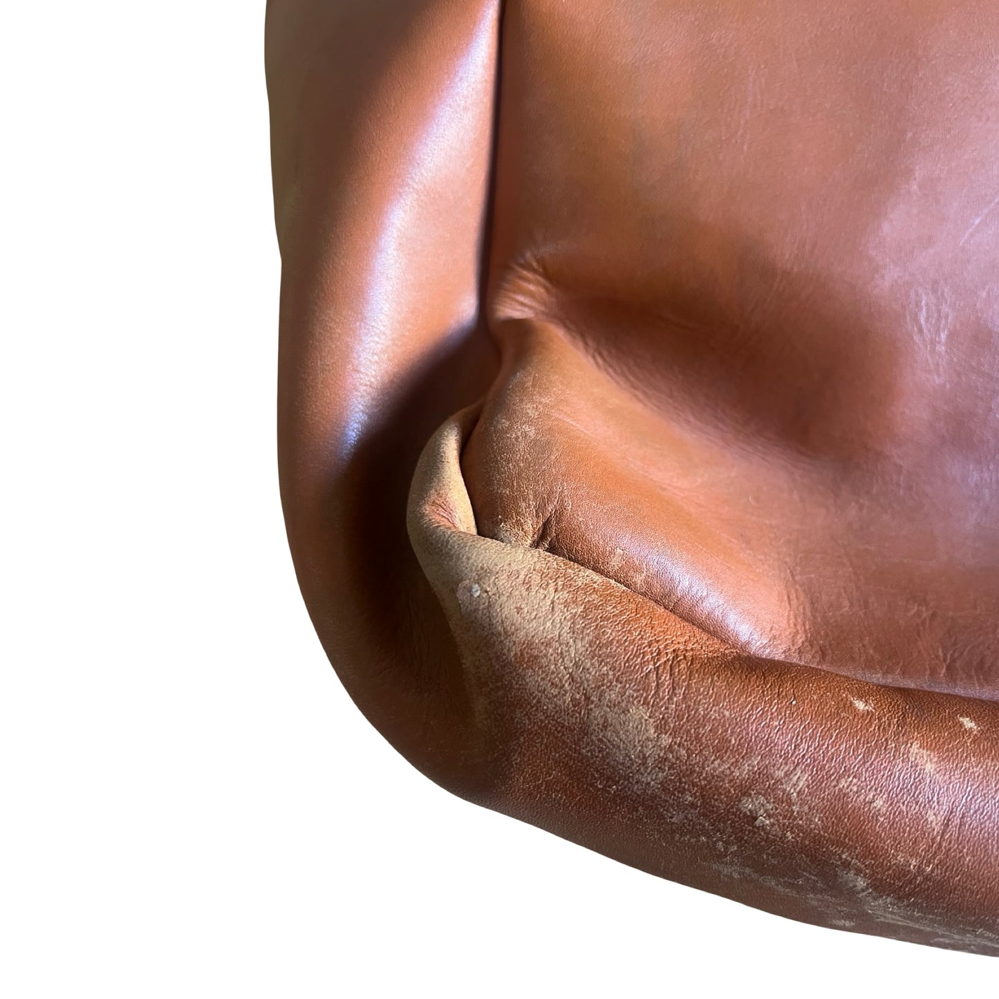 RARE Vintage LL Bean 1980’s Distressed Leather Tote XL