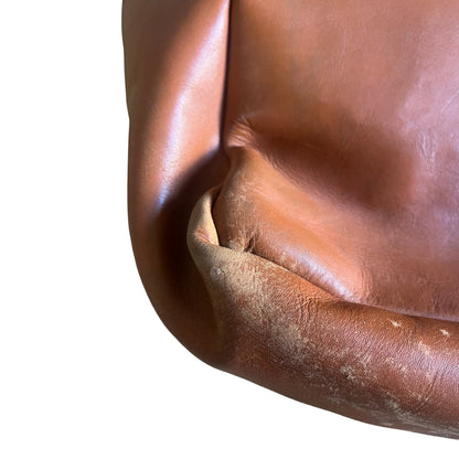 RARE Vintage LL Bean 1980’s Distressed Leather Tote XL