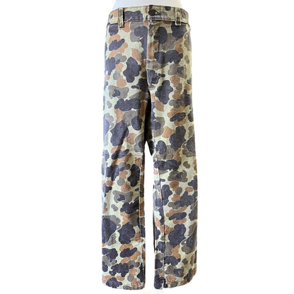 Vintage 1980’s LL Bean Frog Skin Camo Hunting Pants XXL