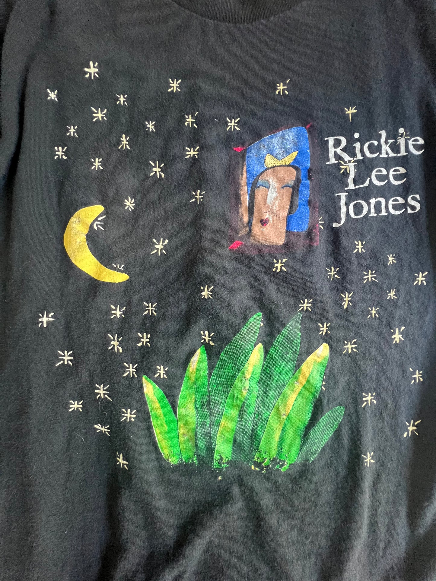 Vintage 90’s Rickie Lee Jones Flying Cowboys 2X Sided Tee XL