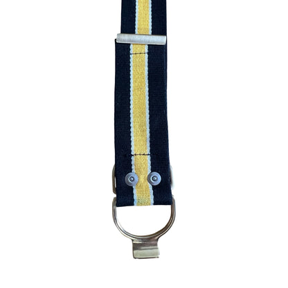RARE Vintage 1990’s Vivienne Westwood Man Striped Canvas Webbing D-Ring Belt
