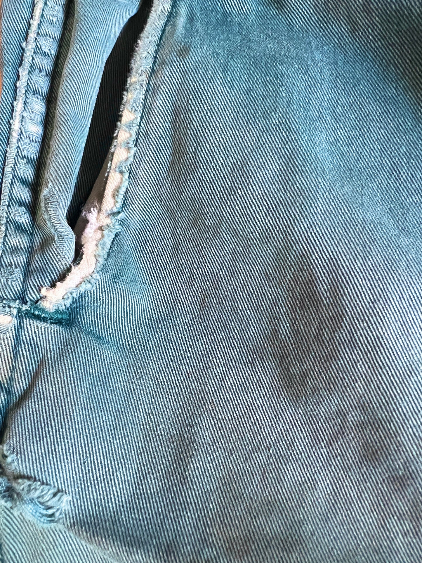 Vintage 1950’s Big Mac Sanforized Heavily Distressed w/ Original Repairs Work Pants