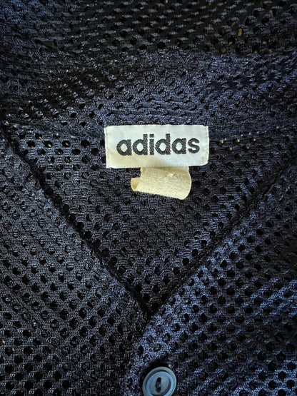 Super Rare Vintage 80’s Adidas Yankees Mesh Baseball Shirt XL