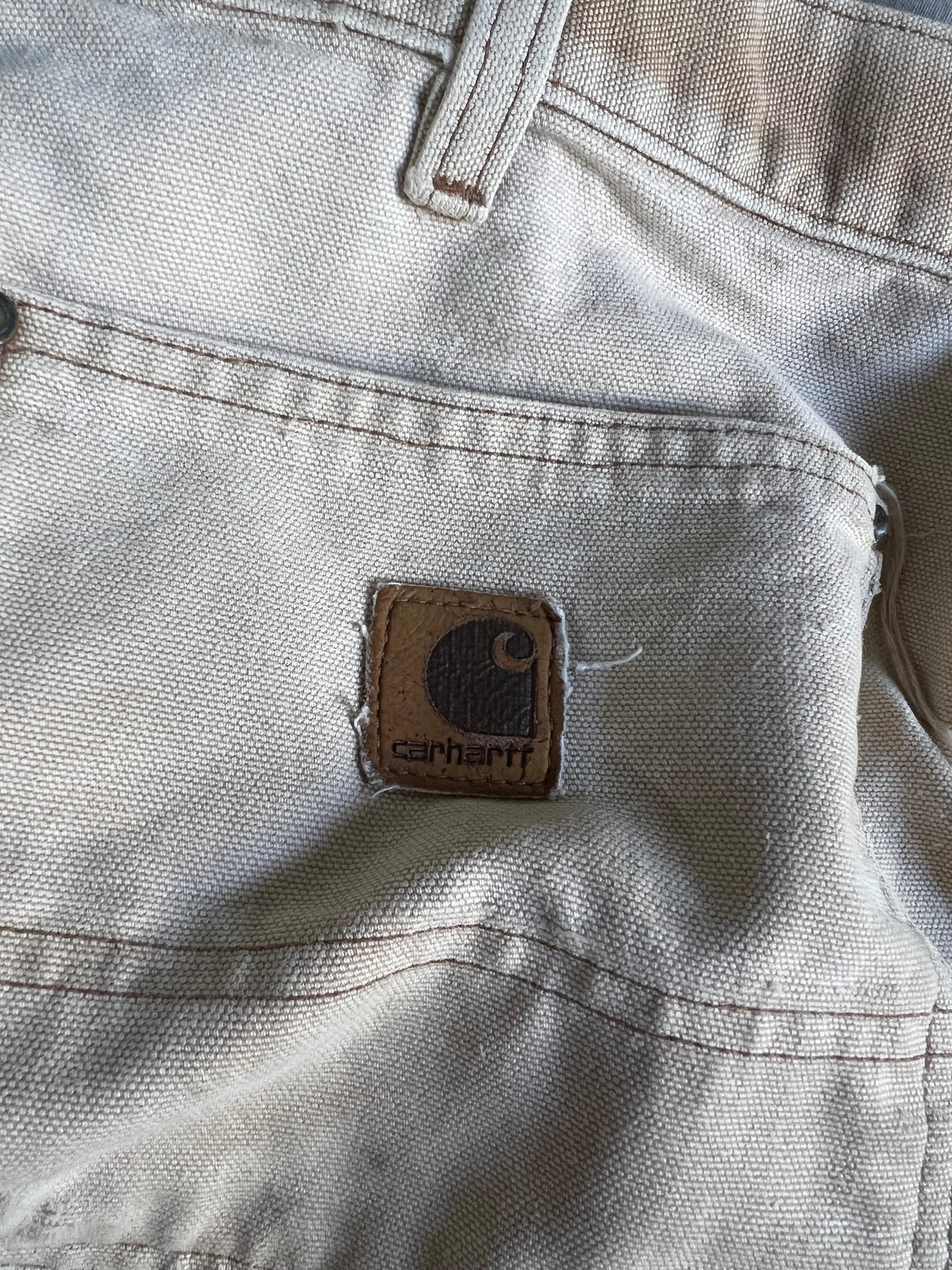 Vintage Distressed Carhartt Double Knee Work Pants 36x32