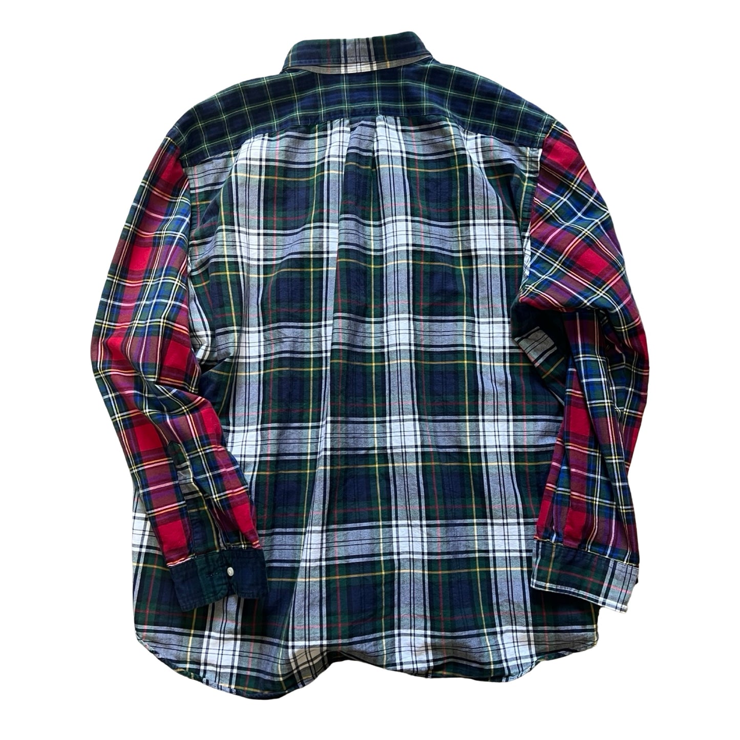 Polo Ralph Lauren Oversized Patchwork Plaid Shirt 3XLT
