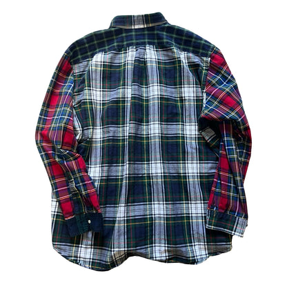 Polo Ralph Lauren Oversized Patchwork Plaid Shirt 3XLT
