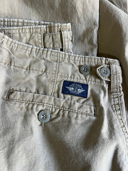 Vintage Dockers Pleat Front Khakis 36X25