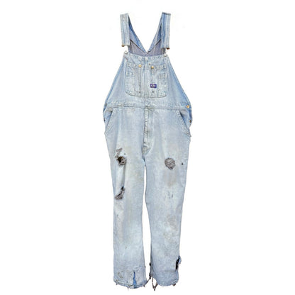 Vintage Heavily Distressed & Faded Big Smith Overalls XL