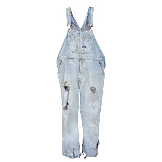 Vintage Heavily Distressed & Faded Big Smith Overalls XL