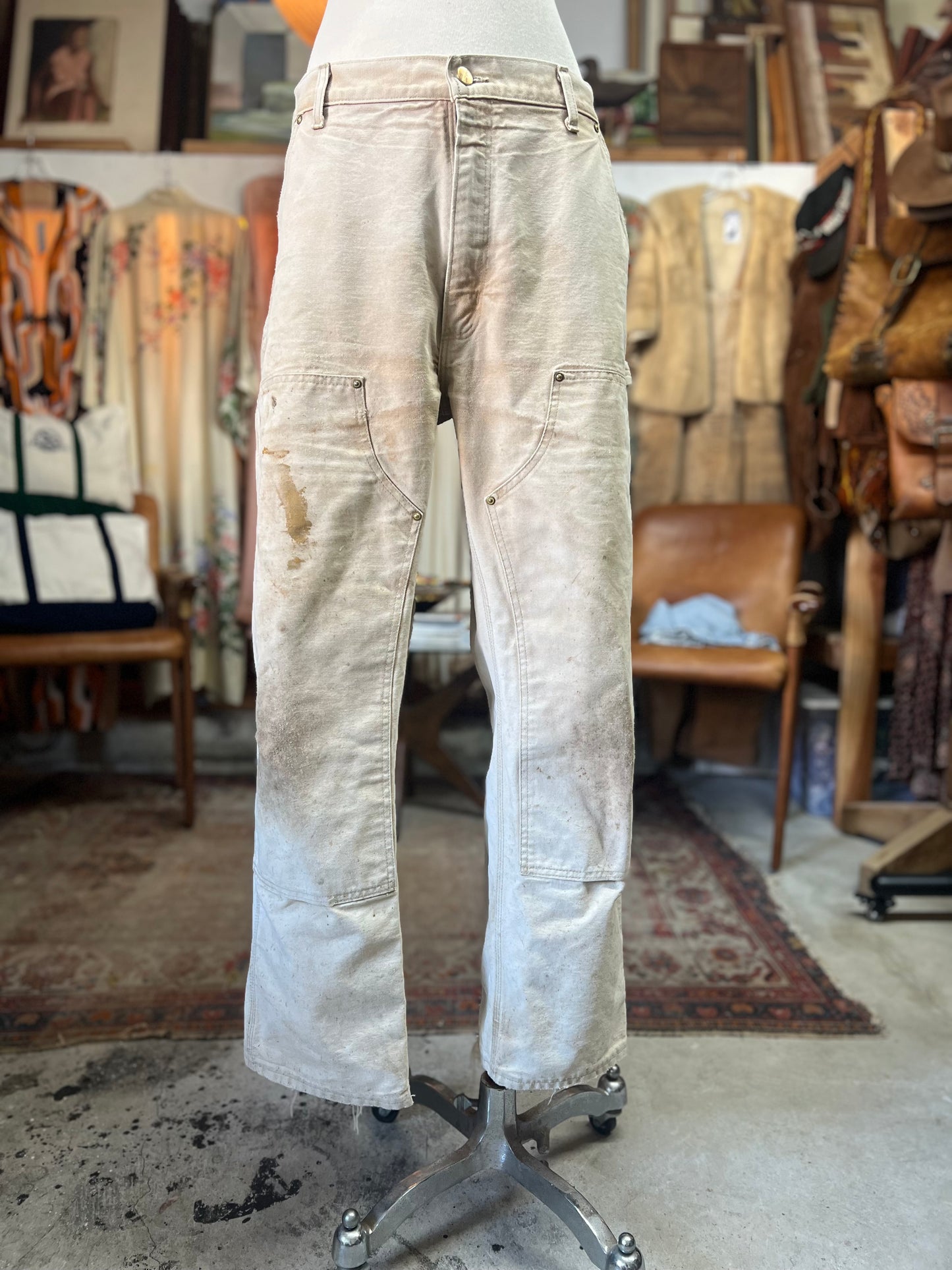 Vintage Distressed Carhartt Double Knee Pants 38x30
